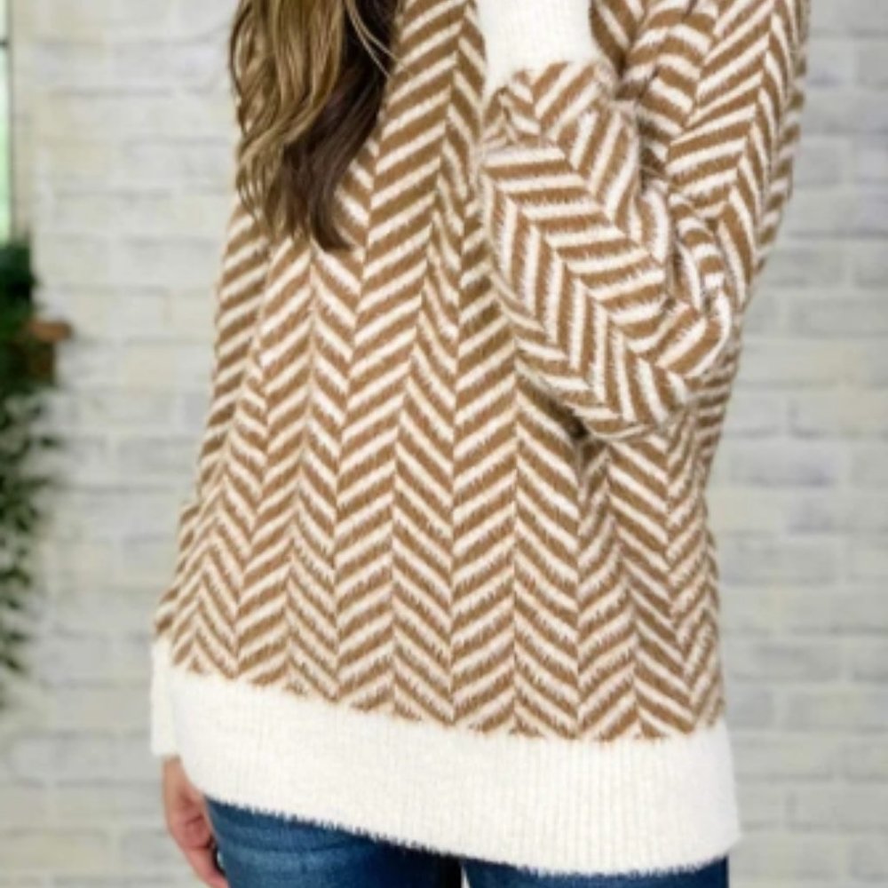 Cozy Geometric Sweater